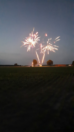 Bild vom Feuerwerk der Freiwilligen Feuerwehr Grassel